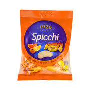 Vue avant du sachet de bonbons Spicchi Perugia au goût d'agrumes, format 175 g.
