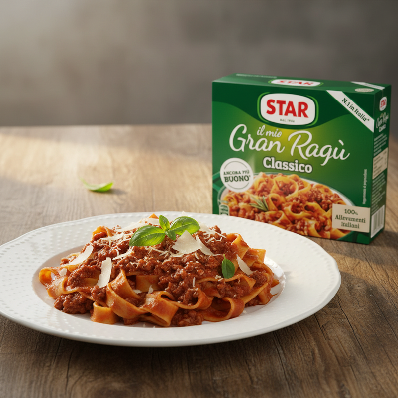 Star Gran Ragù Classico – Sauce Bolognaise Italienne 400g - en situation d'usage