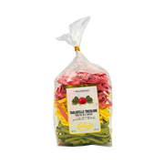 Tagliatelle tricolore 500g face avant - pâtes artisanales Pirro aux œufs et légumes italiens