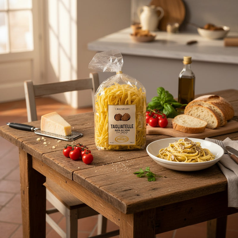 Tagliatelle Truffe Noire Pirro - (250 g) — cuisine italienne authentique