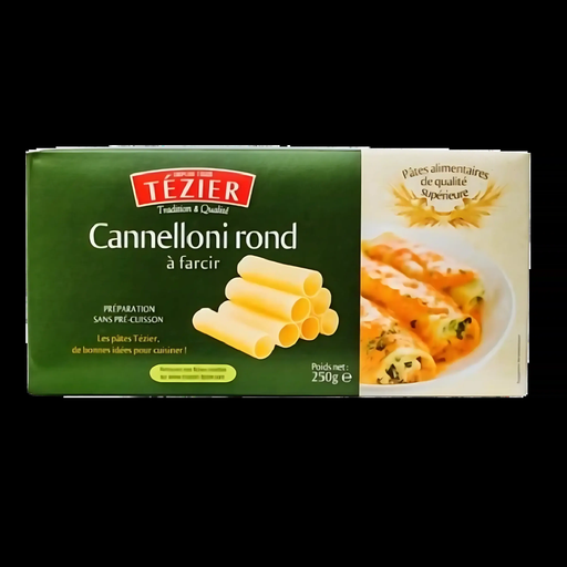 Cannelloni Rond Tézier - À farcir (250g) - face avant
