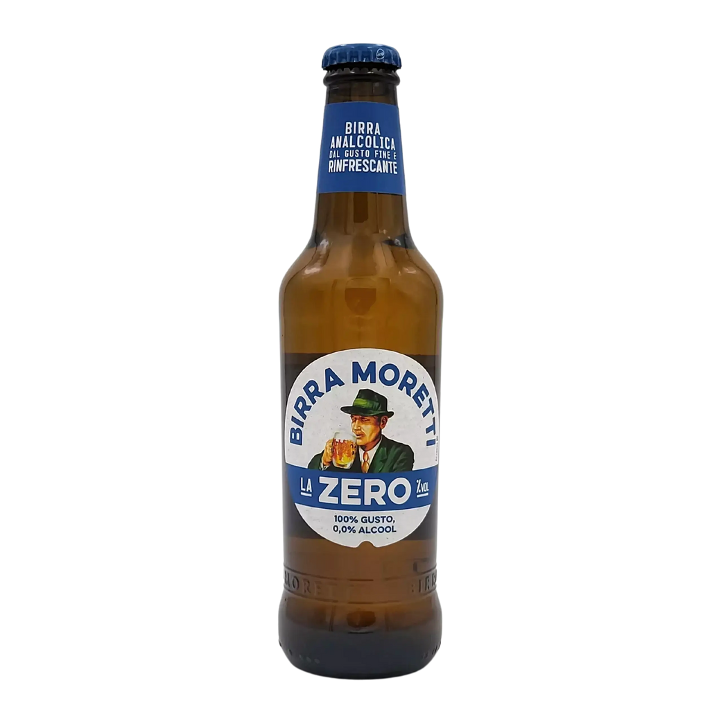 Cerveza sin alcohol Birra Moretti Zero - Auténtico sabor italiano