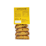 Cantucci Morelli Écorce de Citron et Chocolat Noir - Vue arrière des biscuits, montrant la texture croquante et l'authenticité italienne