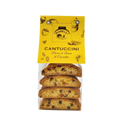 Cantucci Morelli Écorce de Citron et Chocolat Noir - Biscuits artisanaux avec amandes, chocolat noir et écorce de citron