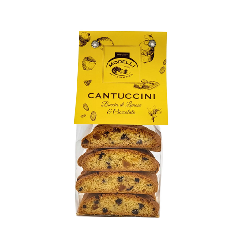 Biscuit Cantucci Écorce de Citron et Chocolat Noir Morelli 200g