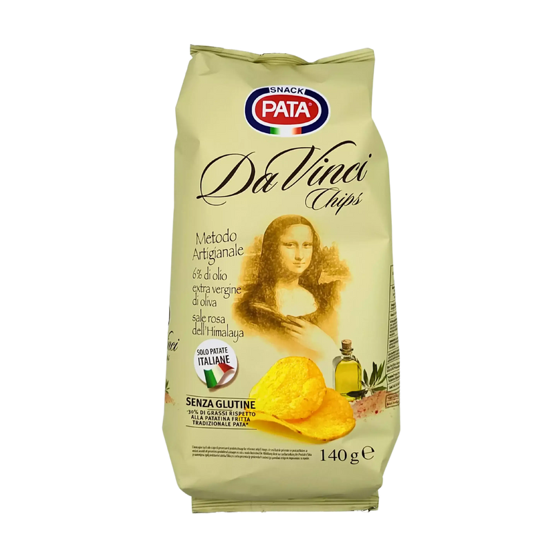 Gros plan des Chips avec Sel Rose : Un plan rapproché montrant les chips avec des cristaux de sel rose visibles, mettant en avant la texture artisanale et la qualité du produit.