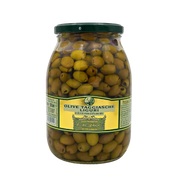 Olives Taggiasche Piccardo & Savoré en pot de 1kg, marinées en huile d'olive extra vierge, authentiques de Ligurie.