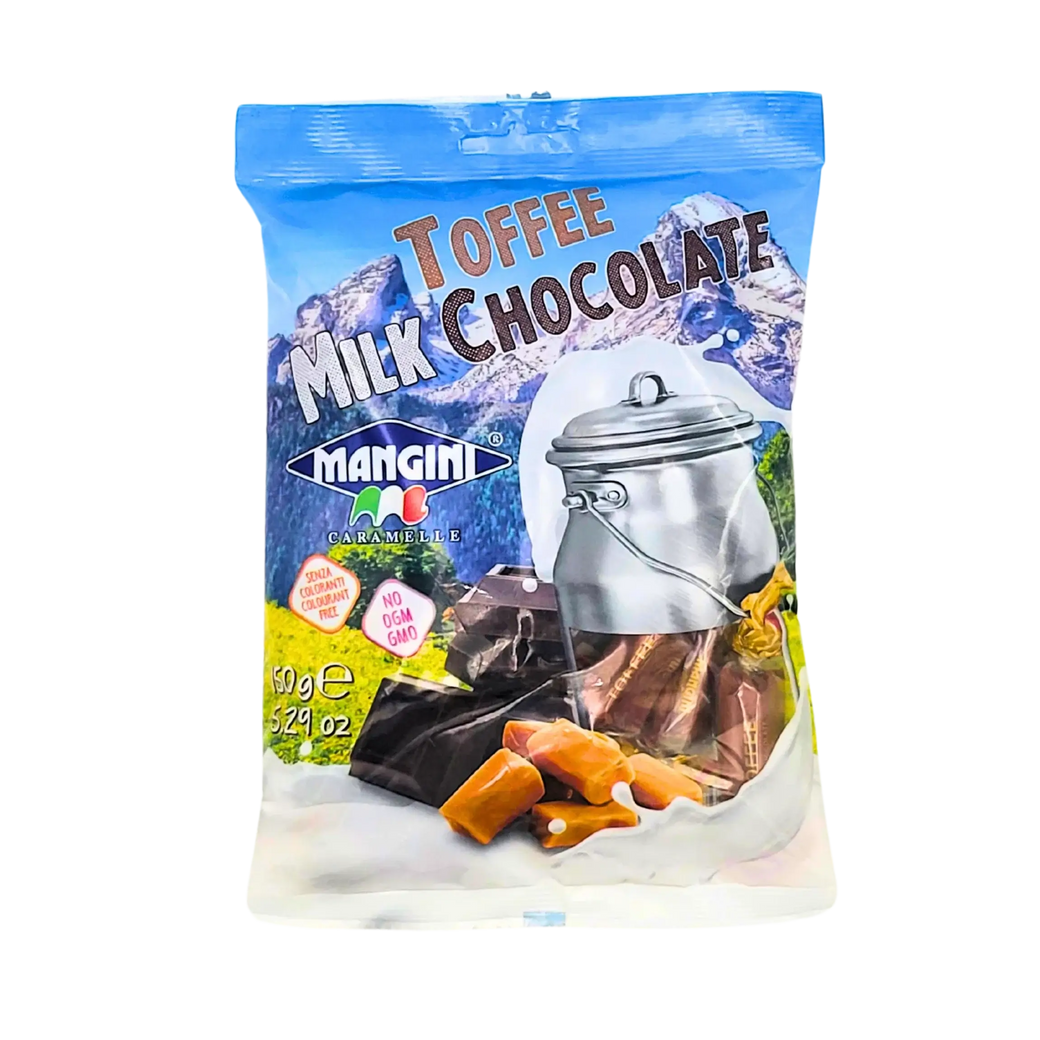 Caramelos de Toffee de Leche Mangini - Toffee de Chocolate