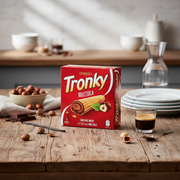 Tronky Ferrero (90g) - Gaufrettes Italiennes Noisette - en situation d'usage