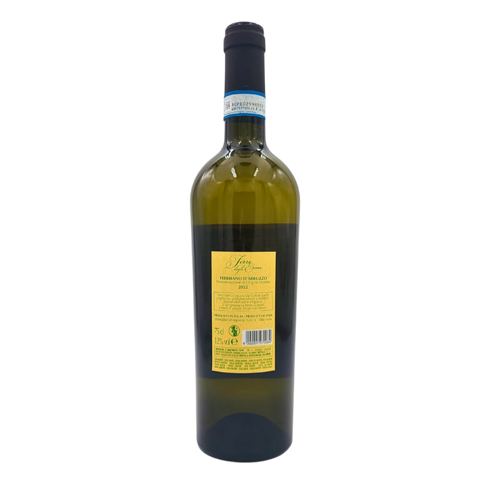 Terre Degli Cremi Trebbiano d'Abruzzo: Un vin blanc sec italien, ample et fruité