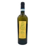 Bouteille de vin blanc sec italien Terre degli Eremi Trebbiano d'Abruzzo 75cl avec étiquette élégante.