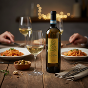 Vin Blanc Sec Italien Trebbiano d’Abruzzo Terre Degli Cremi – 75 cl - en situation d'usage