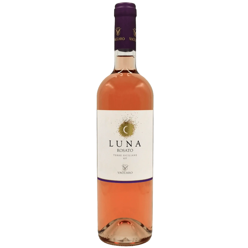 Vin Rosé Luna Rosato Vaccaro – Fruité aux Baies (75 cl) — face avant