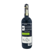 Vue arrière de la bouteille de Chianti Classico Cappone DOCG Bio 75 cl – Vin rouge toscan biologique