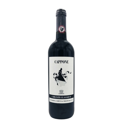 Bouteille de 75cl de vin rouge Chianti Cappone DOCG Sangiovese Conti Capponi