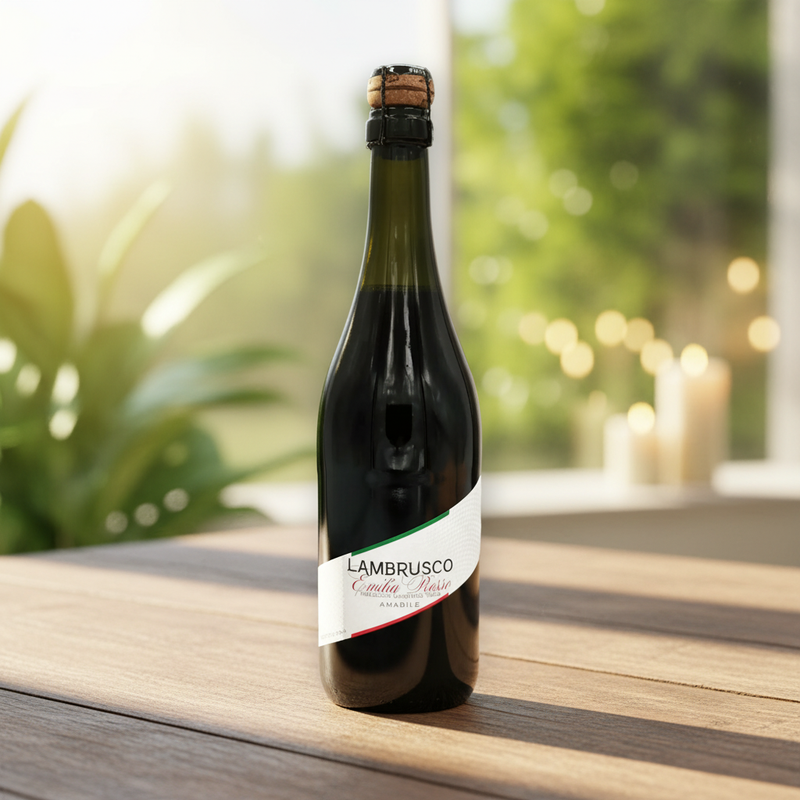 Lambrusco Emilia Rosso Amabile – Rouge Pétillant Italien (75 cl)