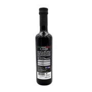 Étiquette arrière du vinaigre balsamique de Modène IGP Ciro 500ml - informations nutritionnelles et certification IGP