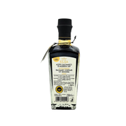 Étiquette arrière du vinaigre balsamique vieilli Acetaia Elsa 250ml – informations nutritionnelles, ingrédients et label IGP