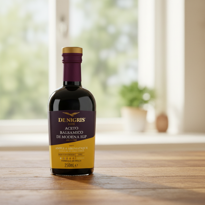Vinaigre Balsamique de Modène IGP De Nigris - Goût ample & (250ML)