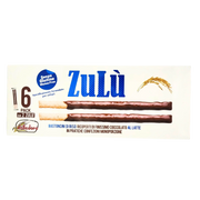 Biscuit sans gluten Zulu Bastoncini di Riso chocolat au lait 140g, emballage de 6 unités, sans gluten, croquant et savoureux.