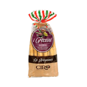 Emballage de Gressin Olive Ciro 250g, saveur croquante et authentique, idéal pour l'apéritif.