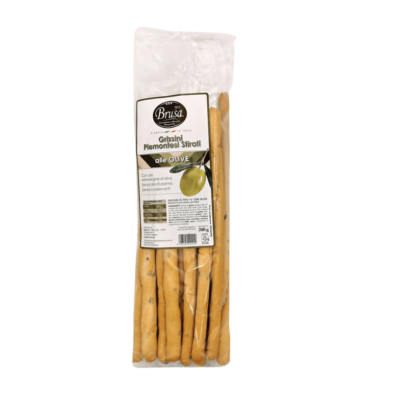 Paquet de gressin olive Brusa 200g – recette piémontaise traditionnelle