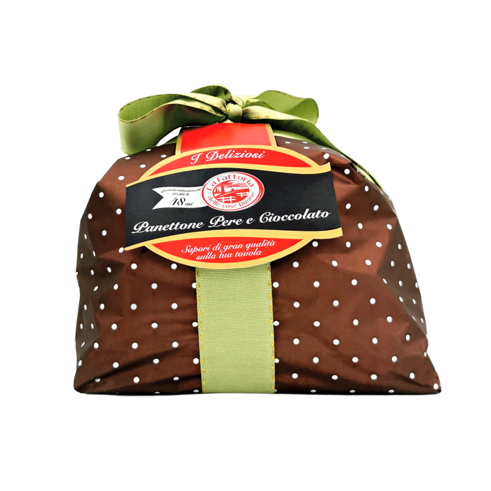 Panettone aux saveurs de poire et de chocolat