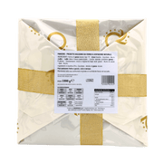 Pandoro au Levain Naturel 1kg emballé à la main, dessert de Noël parfumé à la vanille originaire de Vérone, produit authentique.