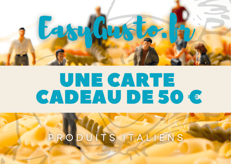 Carte‑cadeau EasyGusto – Montants 10 € à 100 €