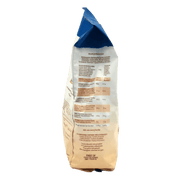 Vue latérale du paquet de cookies chocolat Divella 400 g, mettant en avant les informations nutritionnelles et la qualité du cookie chocolat.