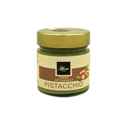Pâte à tartiner pistache Oliva 250g, crème sicilienne, pot de pâte verte avec couvercle doré