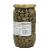 Bocal de Câpres Italiennes Iposea 690 g, véritable trésor culinaire italien aux arômes méditerranéens.