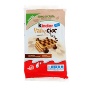 Collation Kinder Panecioc x10 290 g, gâteau moelleux aux pépites de chocolat, idéal pour un petit-déjeuner familial gourmand.