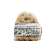 Vue arrière du paquet de Taralli sans levure San Padre Pio 250 g, présentant les ingrédients et les informations nutritionnelles.