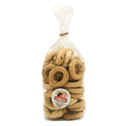 Taralli sans levure San Padre Pio 250 g, authentique snack italien au goût traditionnel.