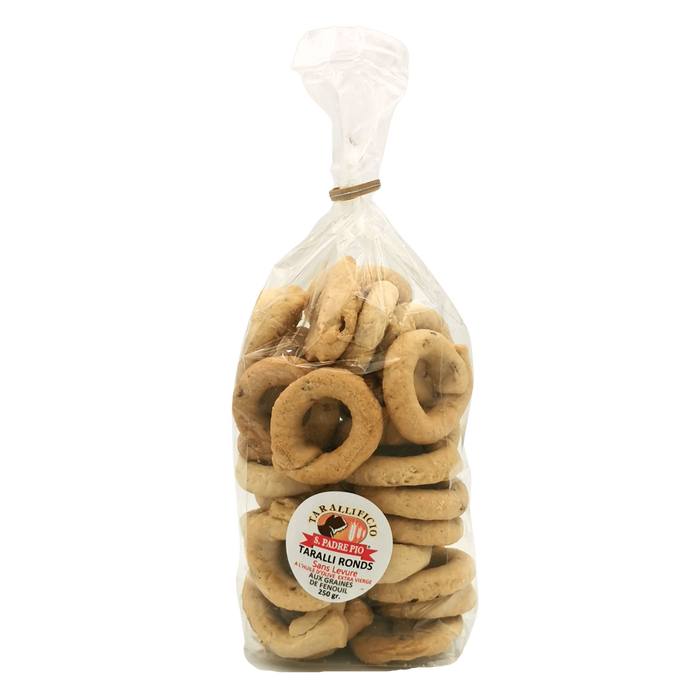 Cracker Taralli Ronds Sans Levure San Padre Pio 250g