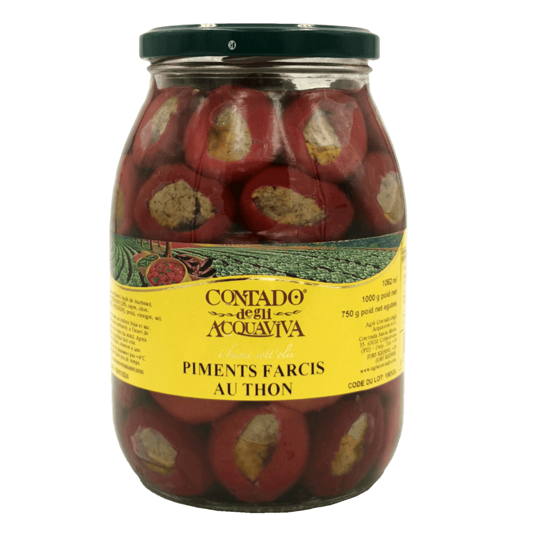 Peperoncini mit Thunfischfüllung Contado degli Acquaviva – Glas