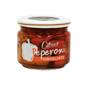Poivrons Grillés Citres 230g - Bocal en gros plan avec étiquette