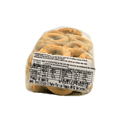 Taralli sans levure San Padre Pio 250 g, crackers italiens artisanaux croustillants et authentiques, présentés dans un emballage transparent.