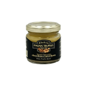 Bocal de beurre de truffe blanche ElleEsse, spécialité italienne gourmande au goût raffiné de truffe blanche.