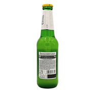 Bouteille de bière citronnée Ichnusa Limone 33cl, radler italienne rafraîchissante avec étiquette arrière visible.