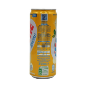 Canette Estathé Citron Ferrero 33cl avec ingrédients visibles, thé glacé rafraîchissant sans conservateurs ni colorants artificiels.