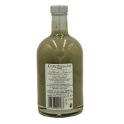 Bouteille de Crème di Pistacchio Morelli 50 cl, liqueur pistache crémeuse au goût raffiné de pistache, symbole du savoir-faire italien.