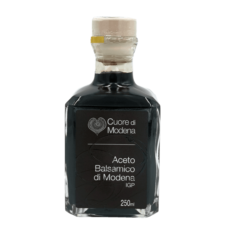 Bouteille de vinaigre balsamique de Modène IGP Cuore di Modena 250ml - face avant