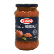 Sauce Bolognaise Barilla en bocal – étiquette tomate italienne et viande