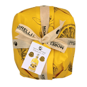 Panettone au limoncello – Artisanal Toscan Morelli 750 g, avec du citron sicilien frais et des ingrédients toscans de qualité.