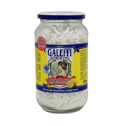 Bocal de granulés digestifs Galeffi Effervescent au citron 250g, 100% italien, désaltérant et rafraîchissant.