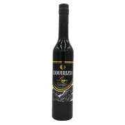 Bouteille de 50cl de liqueur de réglisse italienne, spécialité italienne au parfum intense et saveur unique, liqueur de réglisse italienne.