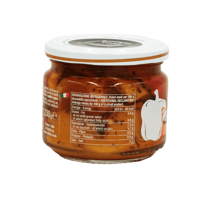 Poivrons grillés Citres 230g - Valeurs nutritionnelles détaillées