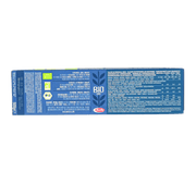 Dos du paquet de spaghettis Bio Eko N°5 Barilla 500g - Informations générales et certifications biologiques des pâtes.